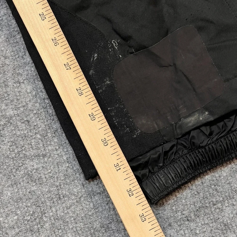 Columbia Snow Pants Mens Medium Black Insulated Ski Waterproof Zip Pockets